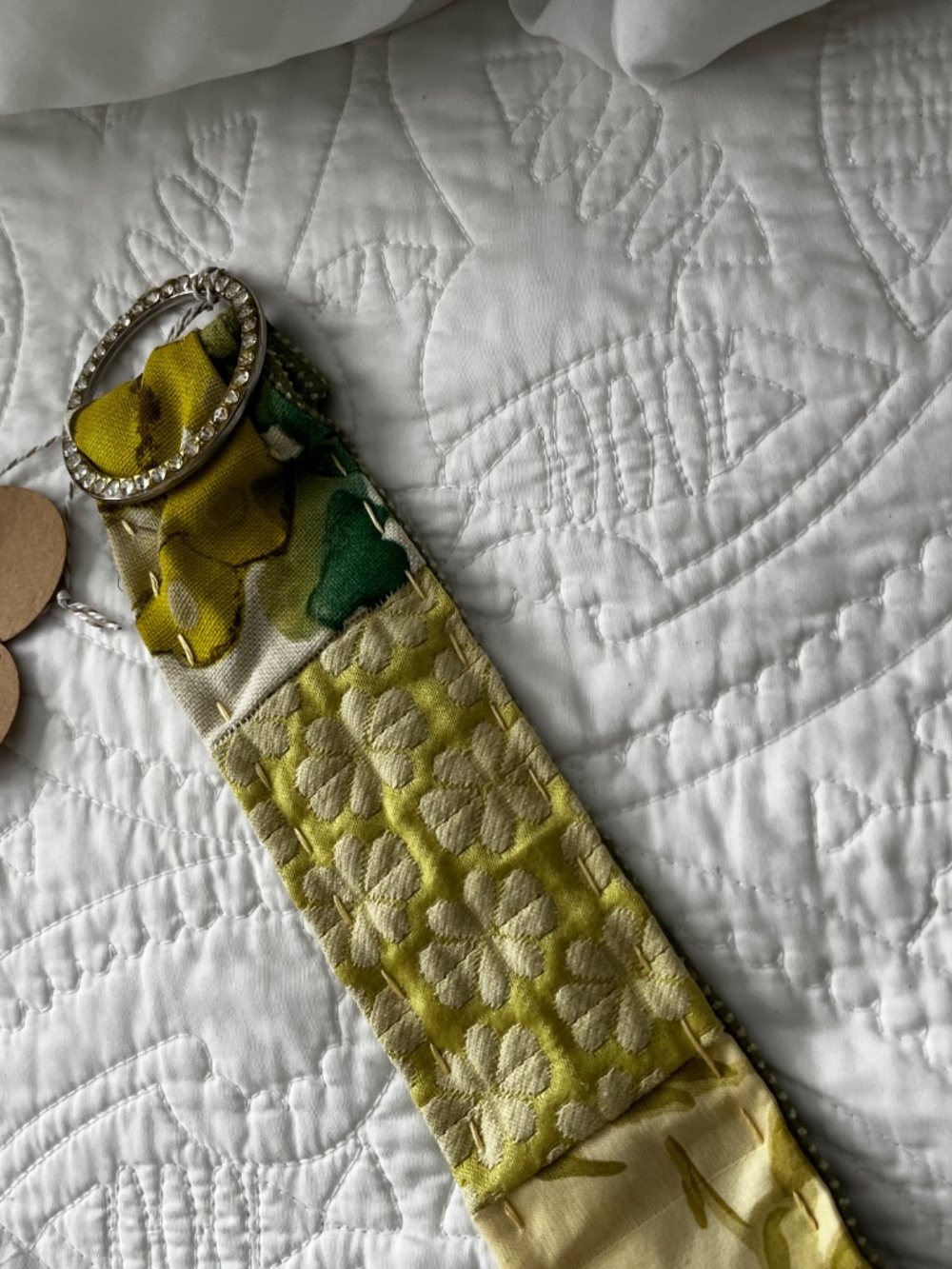Handmade patchwork belt - Picture 2 of 3